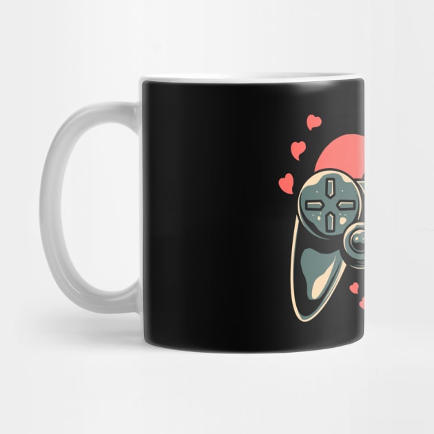 Gaming Gamer Heart Video Gamer Cute Gift by Teewyld